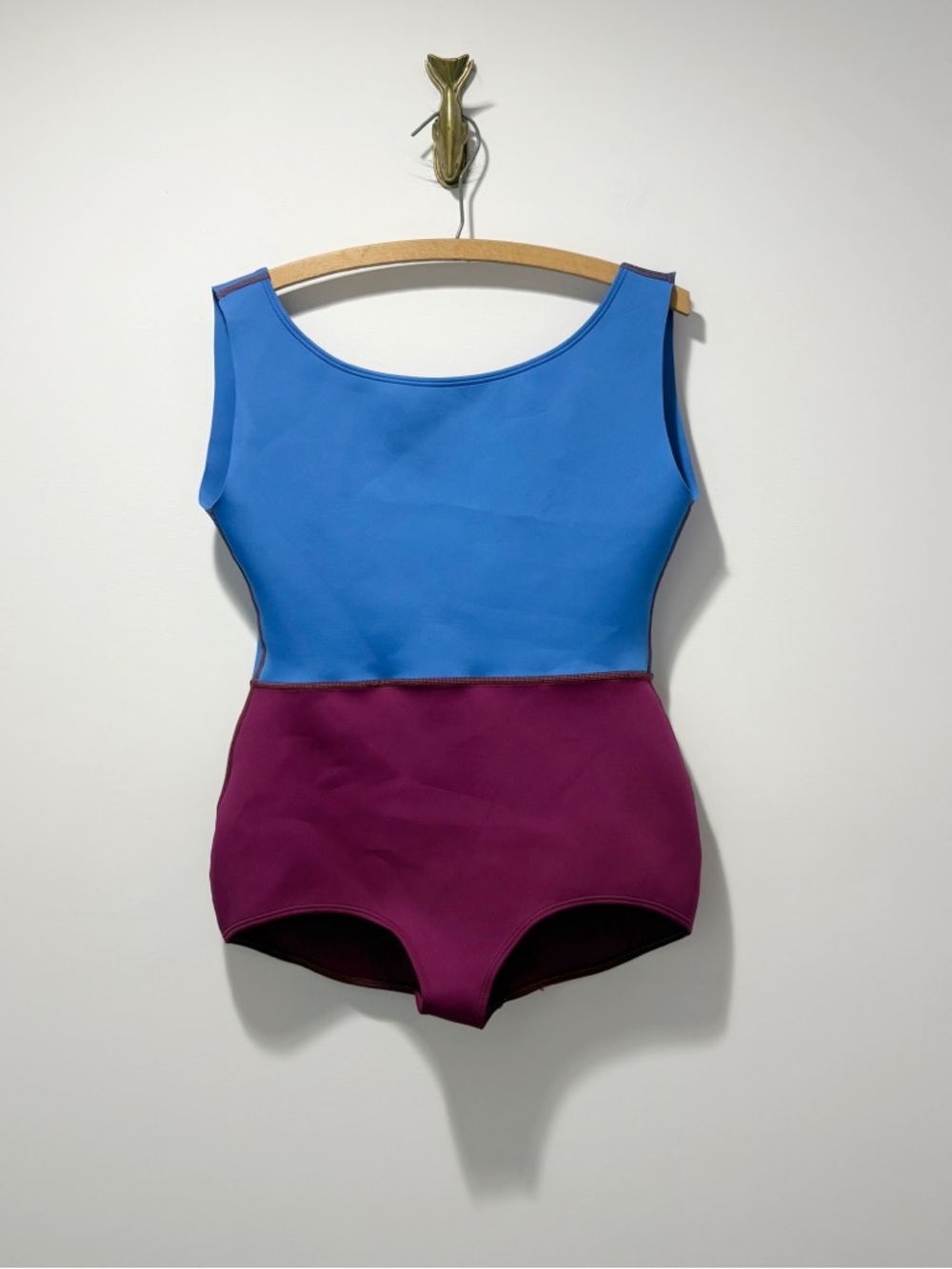 Seea Lido One Piece Swimsuit RC Skin Size XL Colorblock Surf Neoprene Berry Blue